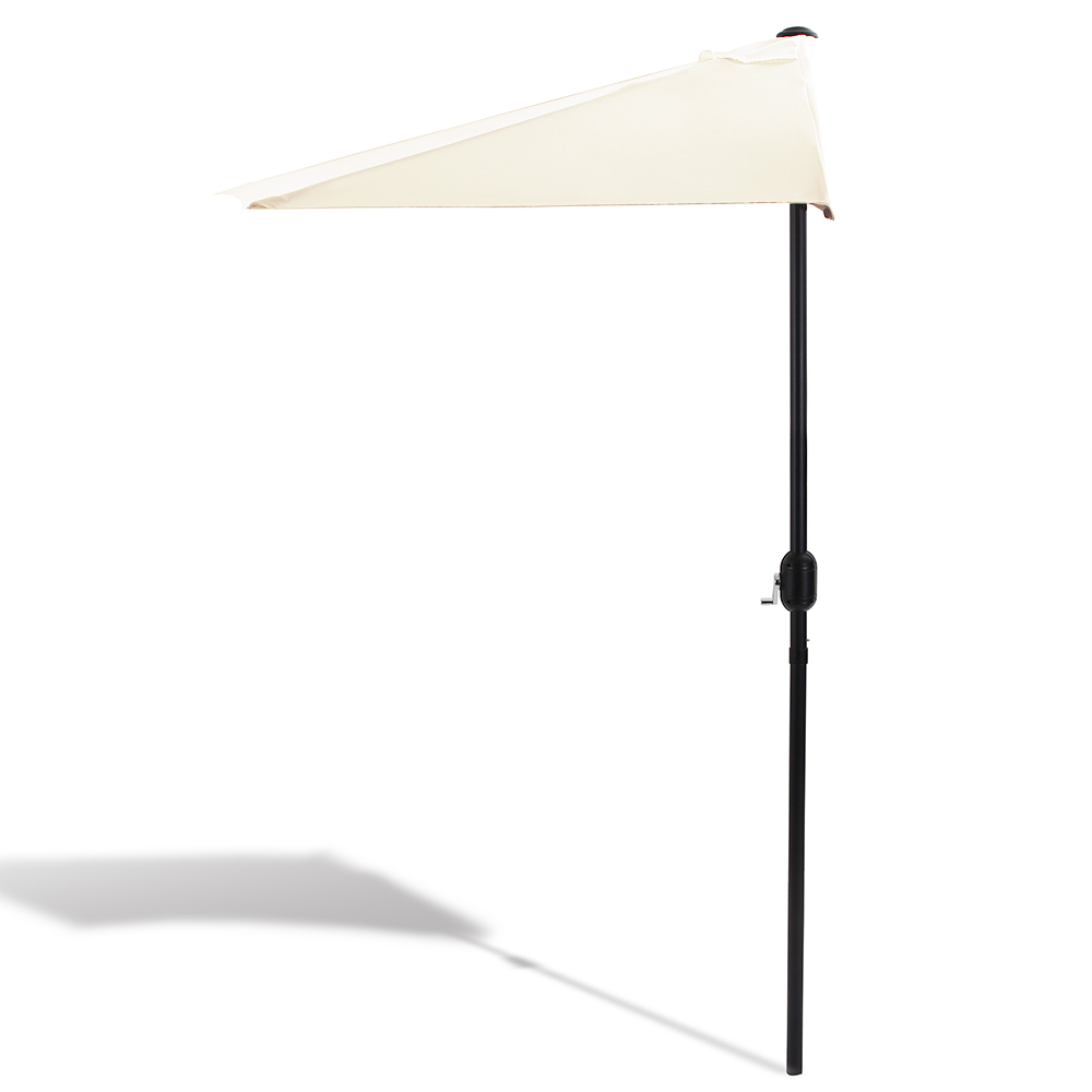 B-Ware Terrassen-Sonnenschirm creme Sonne Schirm Sommer Garten Balkon